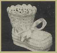 Alice Fowler Crocheted Shoe Bootee
