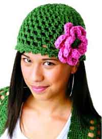 Peek-a-Boo Flower Hat