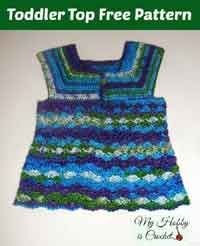 Iris Toddler Top Free Crochet Pattern