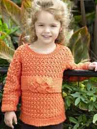 Childs Friendship Knot Sweater