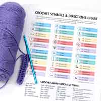 Crochet Symbols and Directions Chart