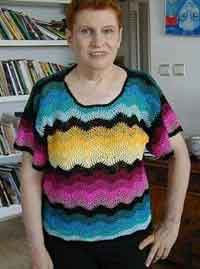 Crocheted Top in 13 Colors