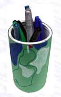 Fathers Day Golf Course Pencil Holder