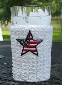 Patriotic Crochet Cup Cozy