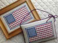 Counted Thread Flag Free Embroidery Pattern