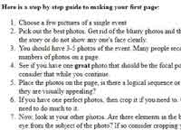Making your first page                 