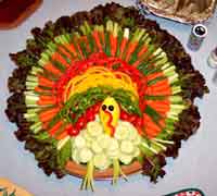 How to Make a Veggie Turkey Tray