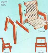 Cedar Patio Chair Plans