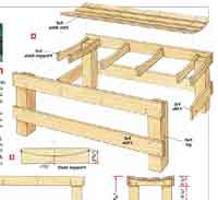 Pallet Bench Swing Plans