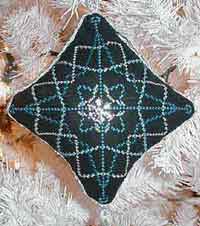 Snowflake Xmas Ornament Cross Stitch 