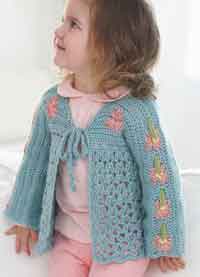 Super Sweet Toddler Cardigan Crochet Pattern