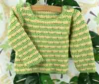 Devon Striped Baby Sweater