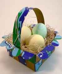 Recycled Box Easter Basket Tutorial