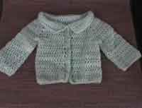 Newborn Crochet Cardigan Sweater