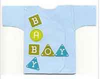 Stitched Baby Shirt Card
