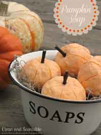 DIY Pumpkin Soap