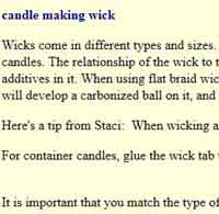 All About Wicks