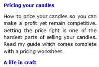 Candlemaking Business Resources