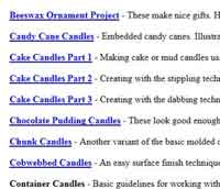 Free Candle Making Project Instructions
