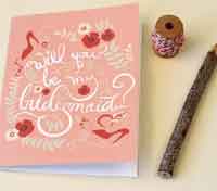 Printable Will You Be My Bridesmaid Cards