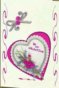  Hearts and Flowers Card