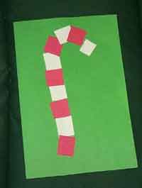 Easy Candy Cane Card