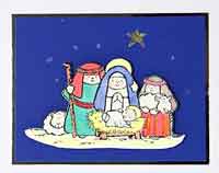 Nativity Stamped Card