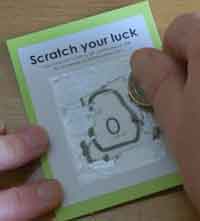 Homemade Scratch-Off Lottery Tickets