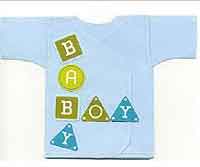 Stitched Baby Shirt Card