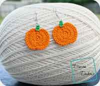 Pumpkin and Apple Earrings
