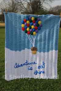 Hot Air Balloon Baby Blanket
