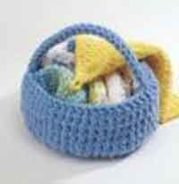 Sugar n Cream Fast and Easy Crochet Gift Basket