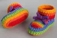 Crochet Bootee Pattern