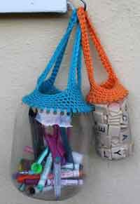 Recycled Crochet Totes Tutorial