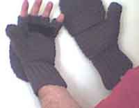 Crochet Mens Mittens/Gloves