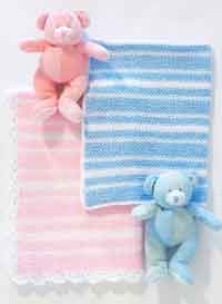 Striped Baby Blanket 