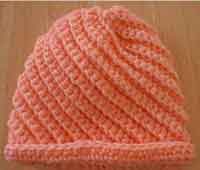 Crocheted Baby Swirls Hat Pattern