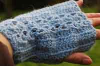Fingerless Crochet Mittens