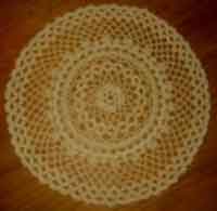 Irish Rose Crochet Lace Doily