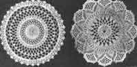 Two Crocheted Doilies
