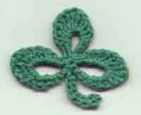 Irish Crochet Shamrock
