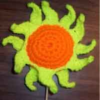 Sizzling Sun Magnet/Plant Poke