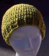 Easy Double-Crochet Cap