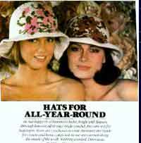 Floppy Brimmed Rose Hats