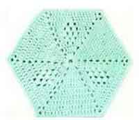 Puff Diamond Hexagon Motif