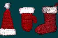 Three Christmas Ornaments