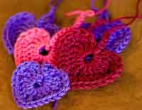 Crochet Heart Ornament