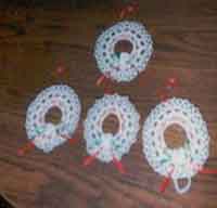 Round Crochet Ornaments
