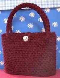 Chenille       Crochet Bag 