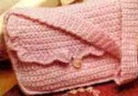 Childs Pink Purse-crochet